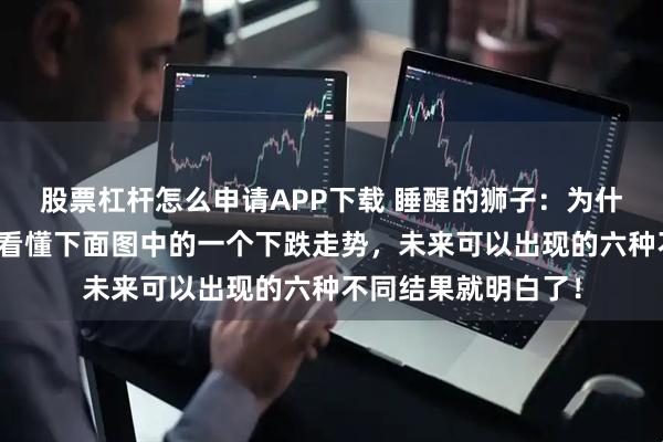 股票杠杆怎么申请APP下载 睡醒的狮子：为什么走势不可预测？看懂下面图中的一个下跌走势，未来可以出现的六种不同结果就明白了！