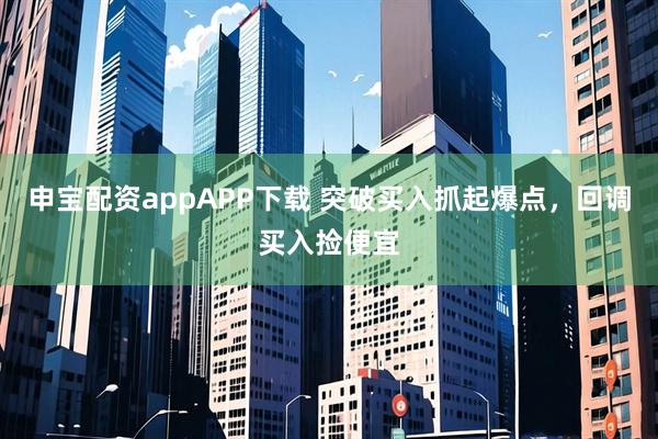 申宝配资appAPP下载 突破买入抓起爆点，回调买入捡便宜
